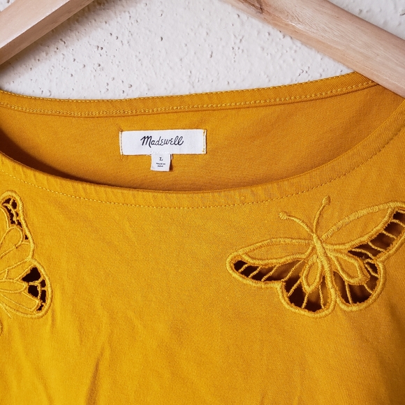 Madewell Butterfly Embroidered Boxy Tee - Picture 6 of 8